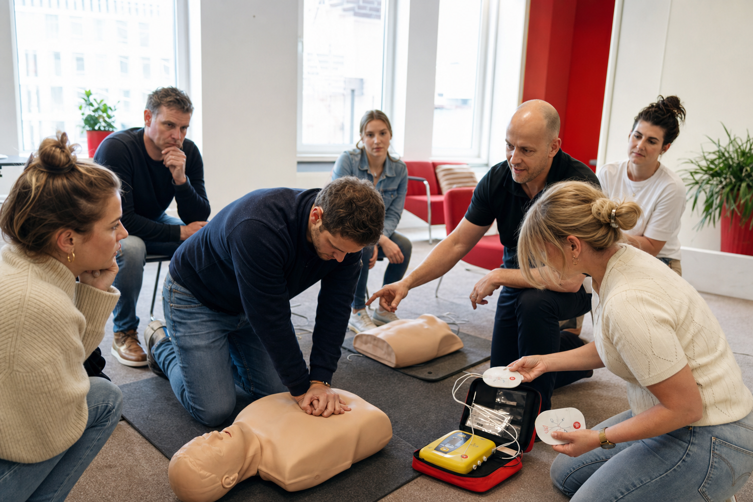 EHBO en acute zorg training in het bedrijf